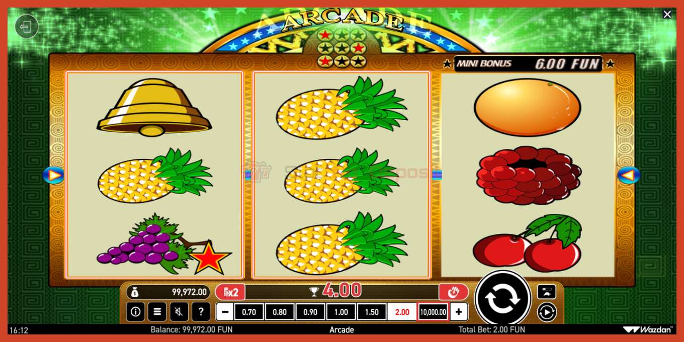 Slot screenshot: Arcade no deposit, number - 3