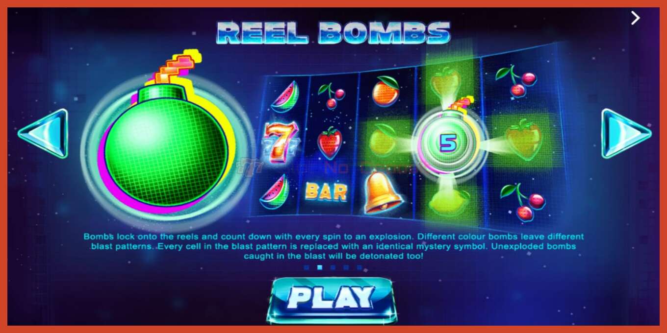 Slot screenshot: Arcade Bomber no deposit, number - 6