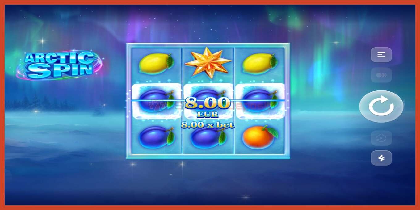 Slot screenshot: Arctic Spin no deposit, number - 2