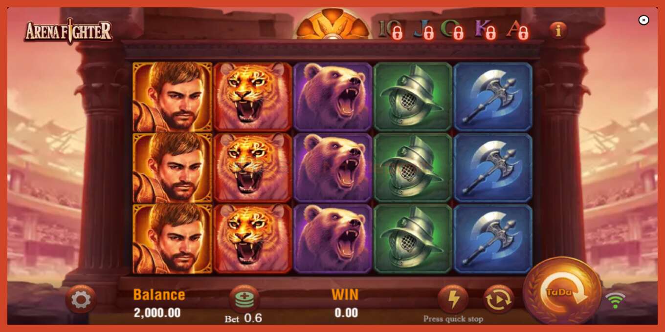 Slot skrinshoti: Arena Fighter depozit yoq, raqam - 2