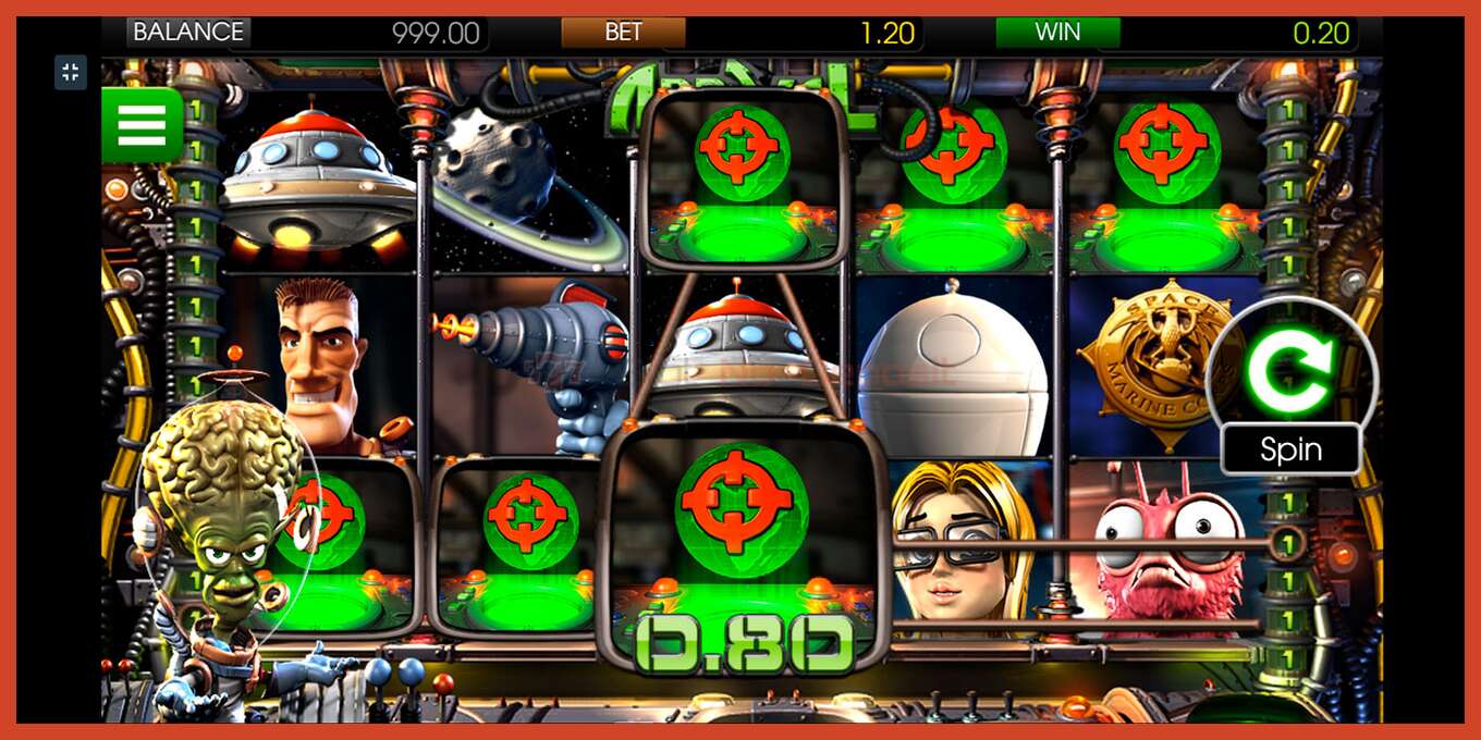 Slot screenshot: Arrival no deposit, number - 2