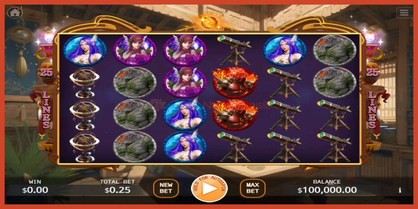 Slot screenshot: Astrology no deposit, number - 1