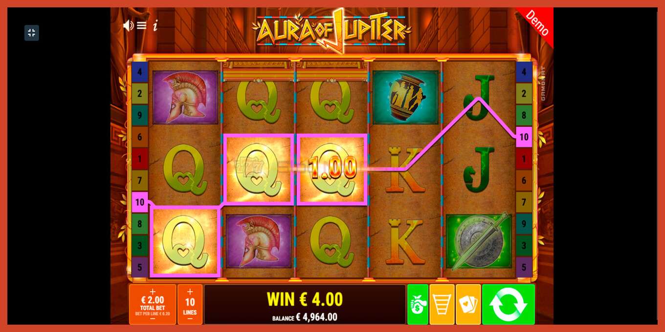 Slot screenshot: Aura of Jupiter no deposit, number - 4