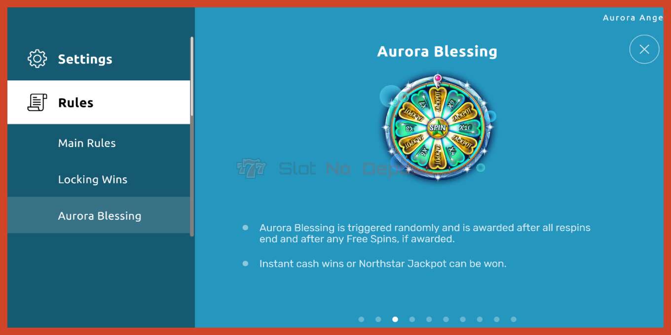 Slot screenshot: Aurora Angel no deposit, number - 5