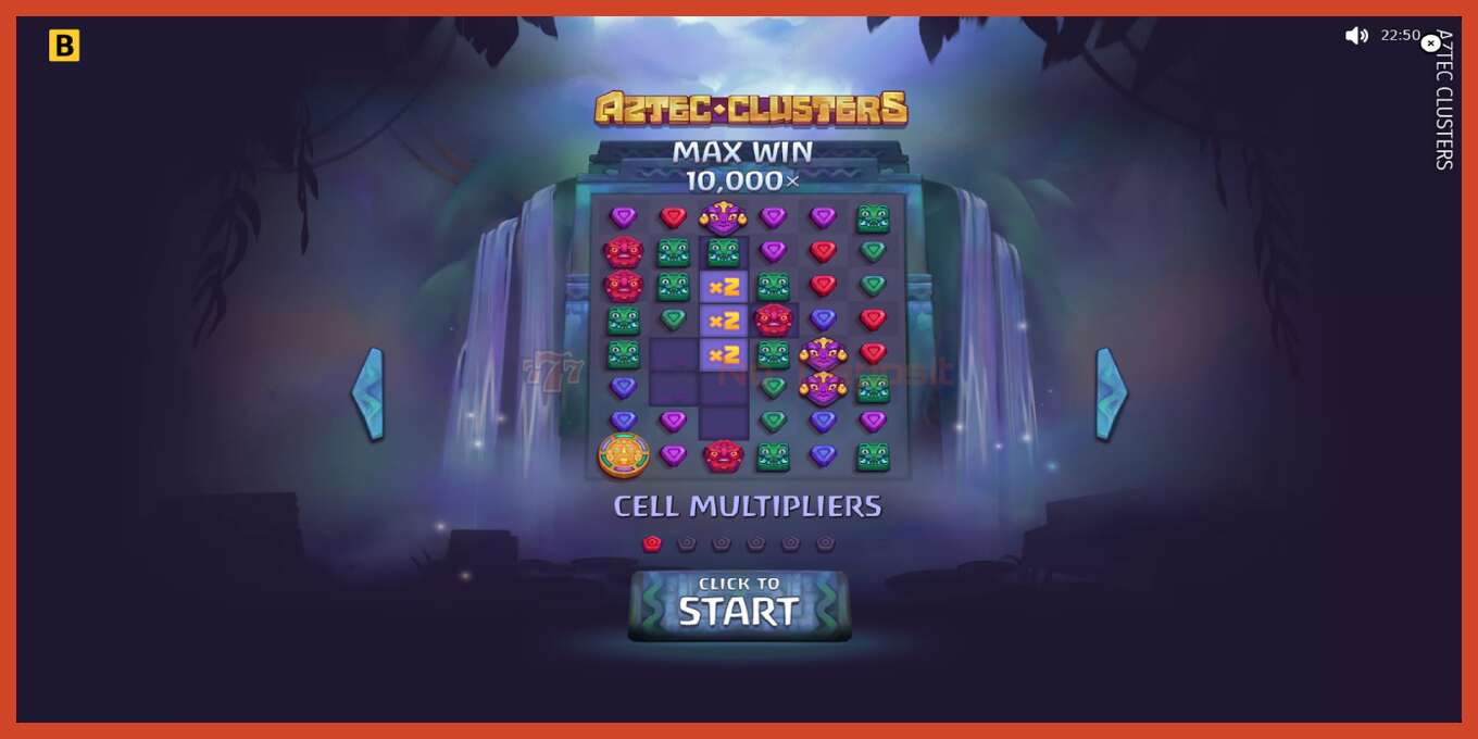 Slot-Screenshot: Aztec Clusters keine anzahlung, nummer - 1