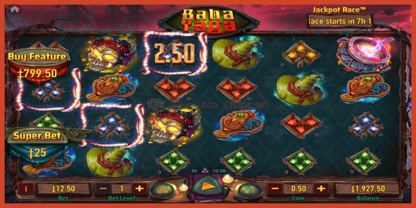 Slot screenshot: Baba Yaga no deposit, number - 2