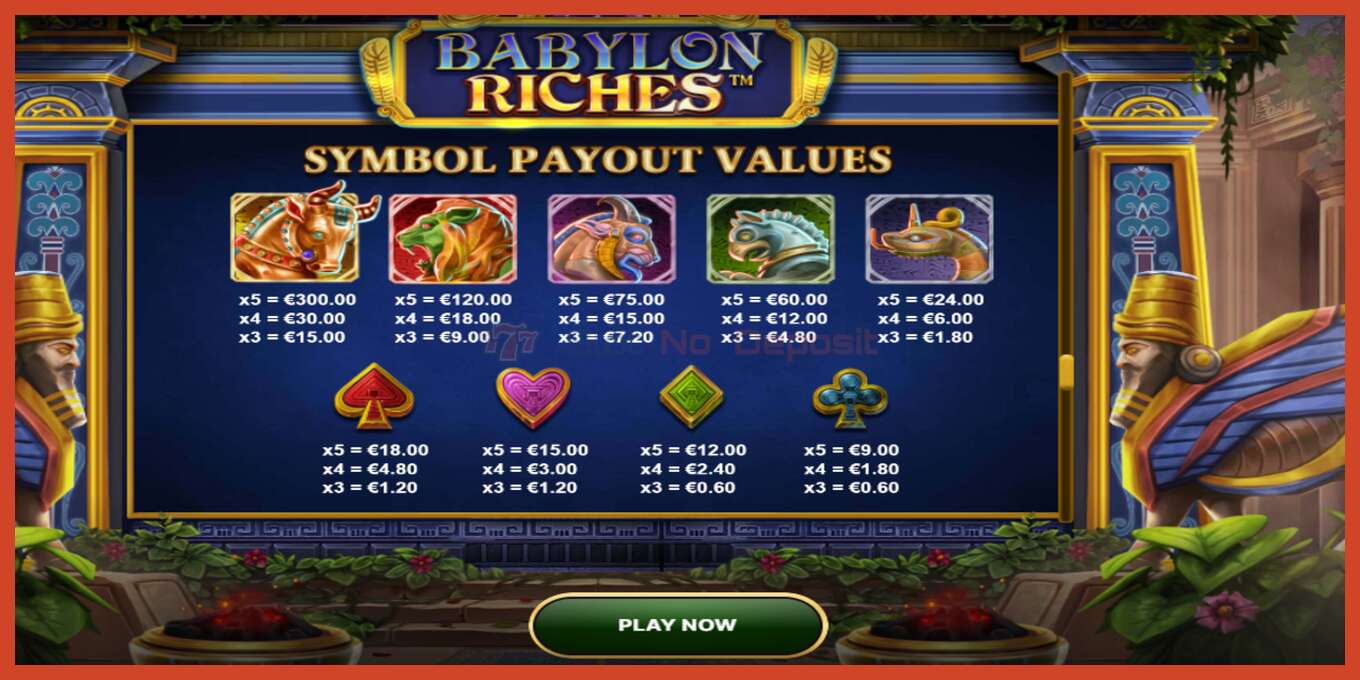 រូបថតអេក្រង់រន្ធ: Babylon Riches គ្មានប្រាក់កក់, លេខ - 6