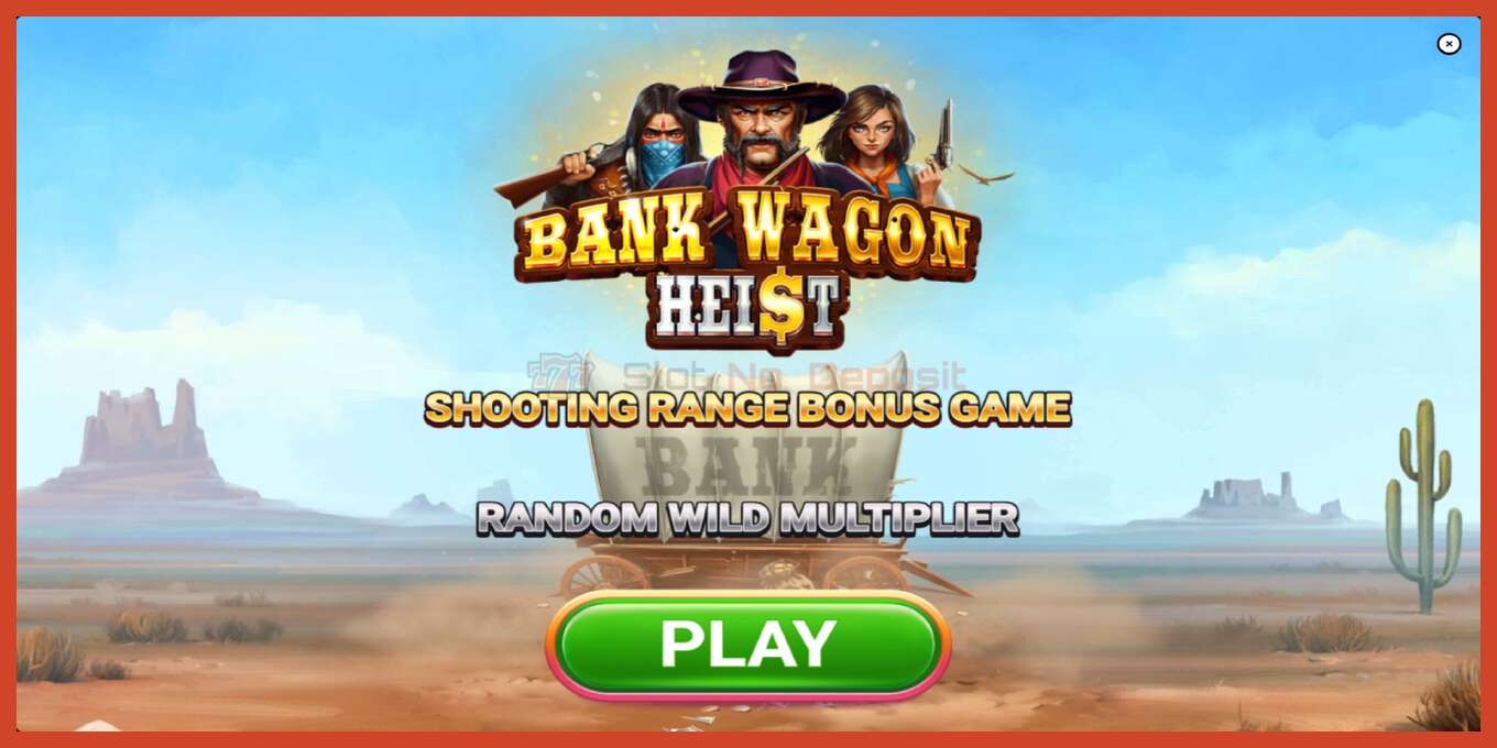 Slot screenshot: Bank Wagon Heist no deposit, number - 1