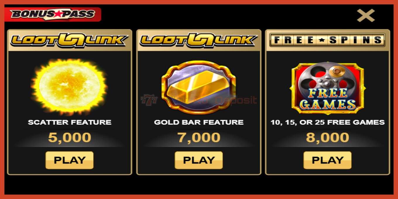 Slot screenshot: Bankrush Bonanza no deposit, number - 6