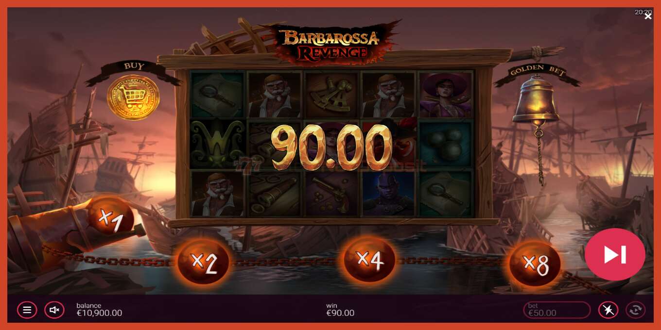 Slot screenshot: Barbarossa Revenge no deposit, number - 3