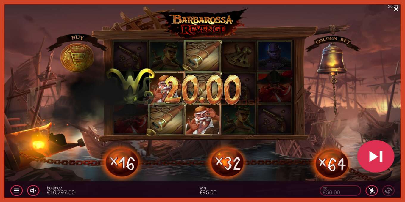 Slot screenshot: Barbarossa Revenge no deposit, number - 4