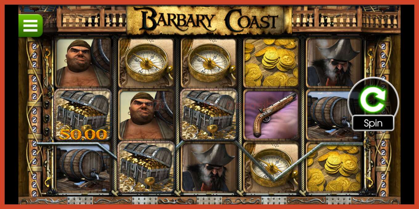 Slot screenshot: Barbary Coast no deposit, number - 2