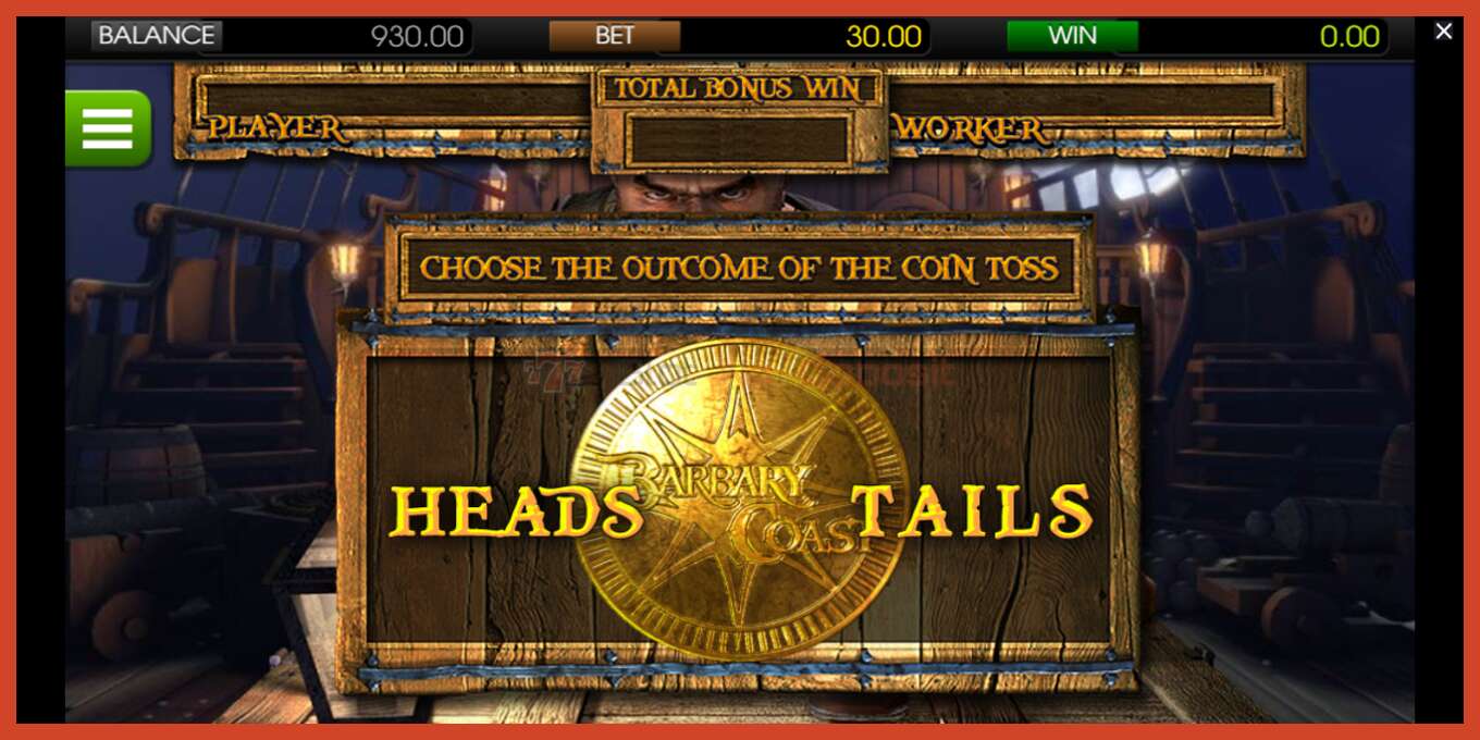 Slot screenshot: Barbary Coast no deposit, number - 4