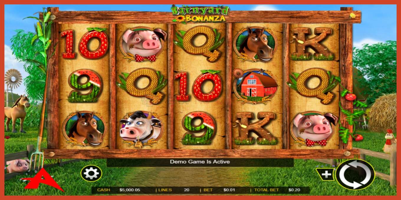 Slot screenshot: Barnyard Bonanza no deposit, number - 1