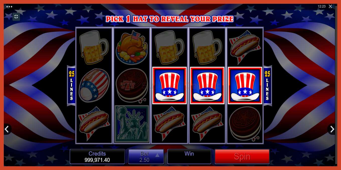 Slot screenshot: Bars and Stripes no deposit, number - 5