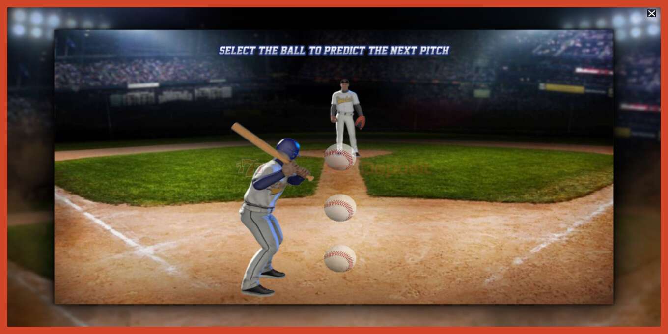 Slot screenshot: Baseball no deposit, number - 4