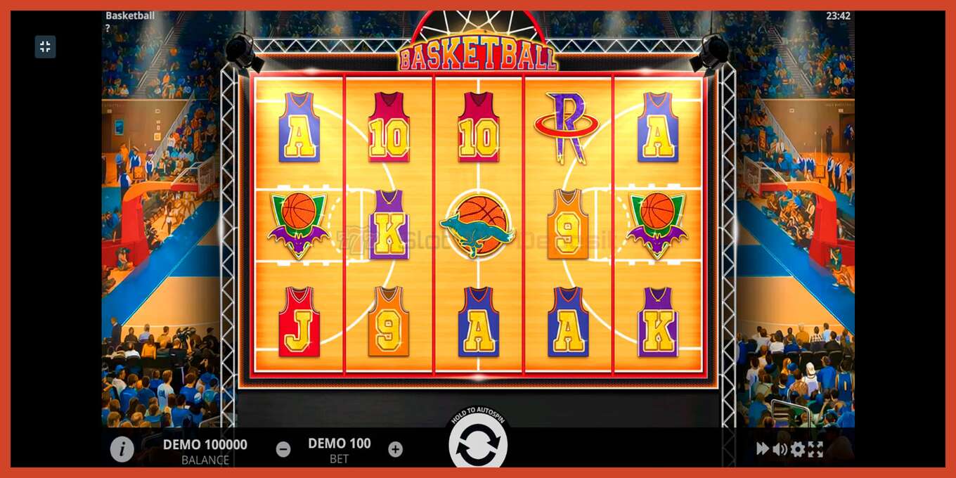 Slot screenshot: Basketball no deposit, number - 1