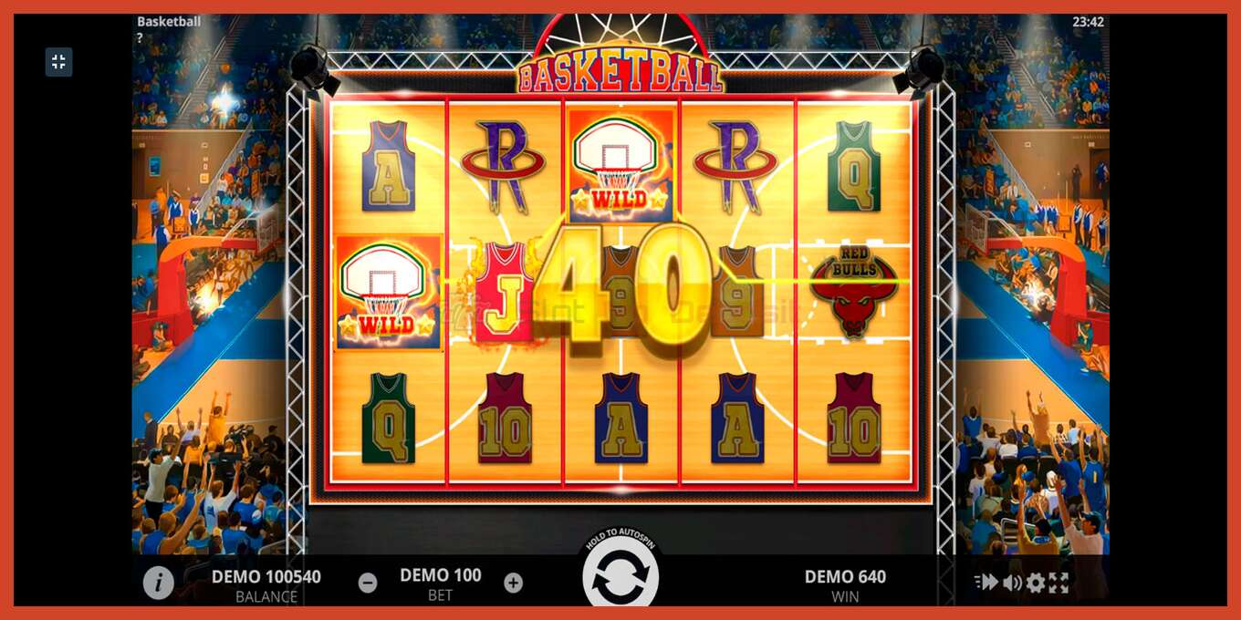 Slot screenshot: Basketball no deposit, number - 4