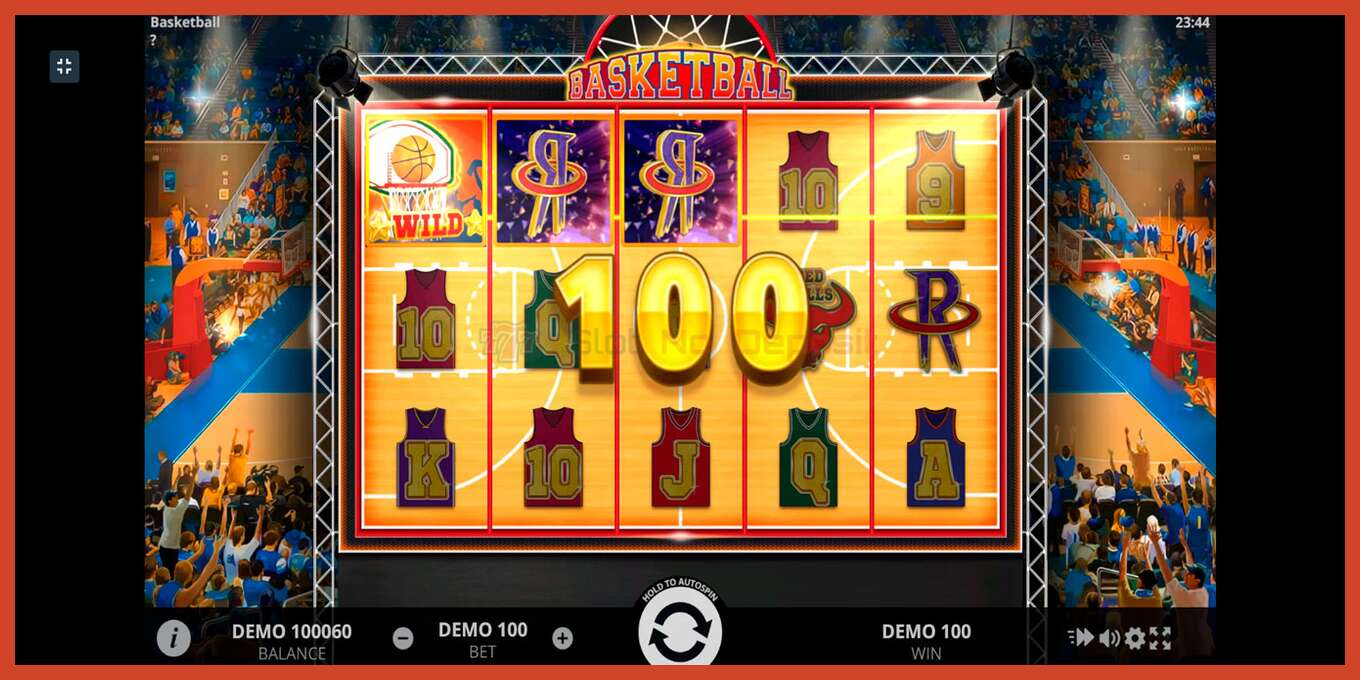 Slot screenshot: Basketball no deposit, number - 8