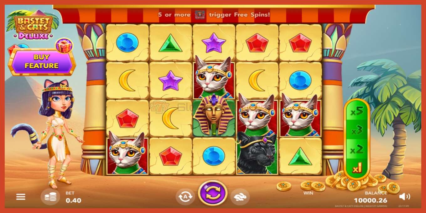 Slot skrinshoti: Bastet & Cats Deluxe depozit yoq, raqam - 2