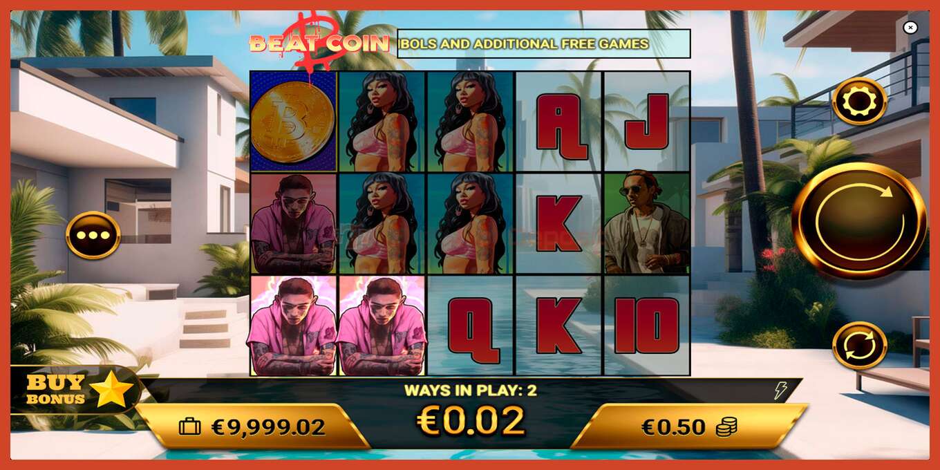 Slot screenshot: Beat Coin no deposit, number - 2