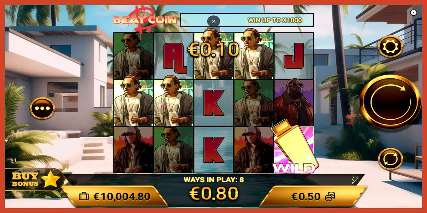 Slot screenshot: Beat Coin no deposit, number - 5