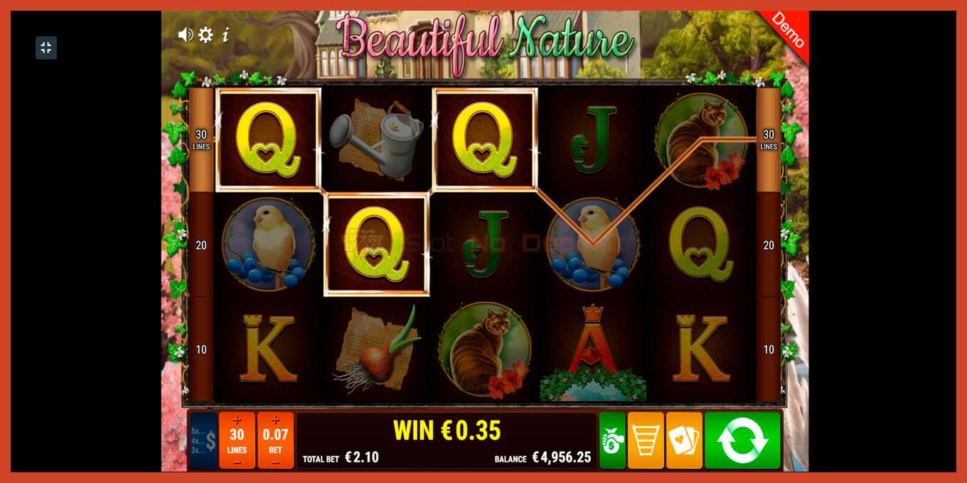 Slot screenshot: Beautiful Nature no deposit, number - 5