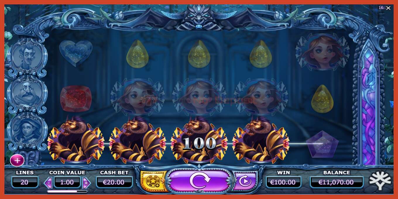 Slot screenshot: Beauty and the Beast no deposit, number - 5