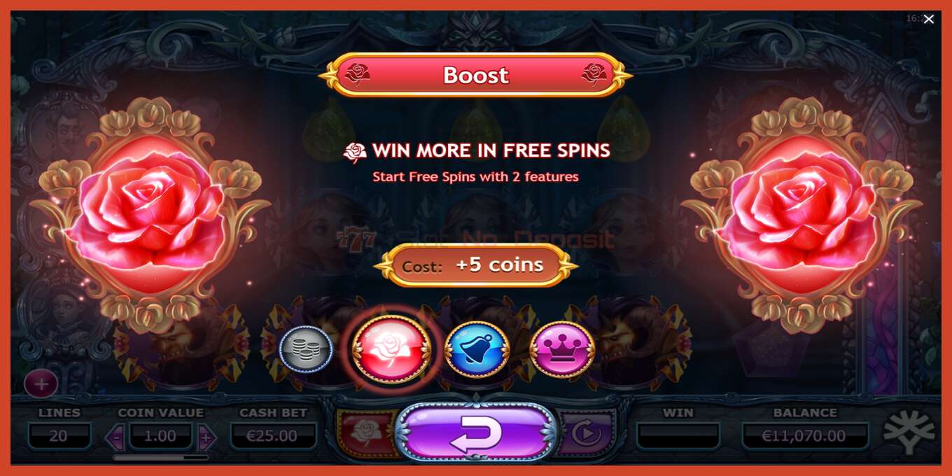 Slot screenshot: Beauty and the Beast no deposit, number - 6