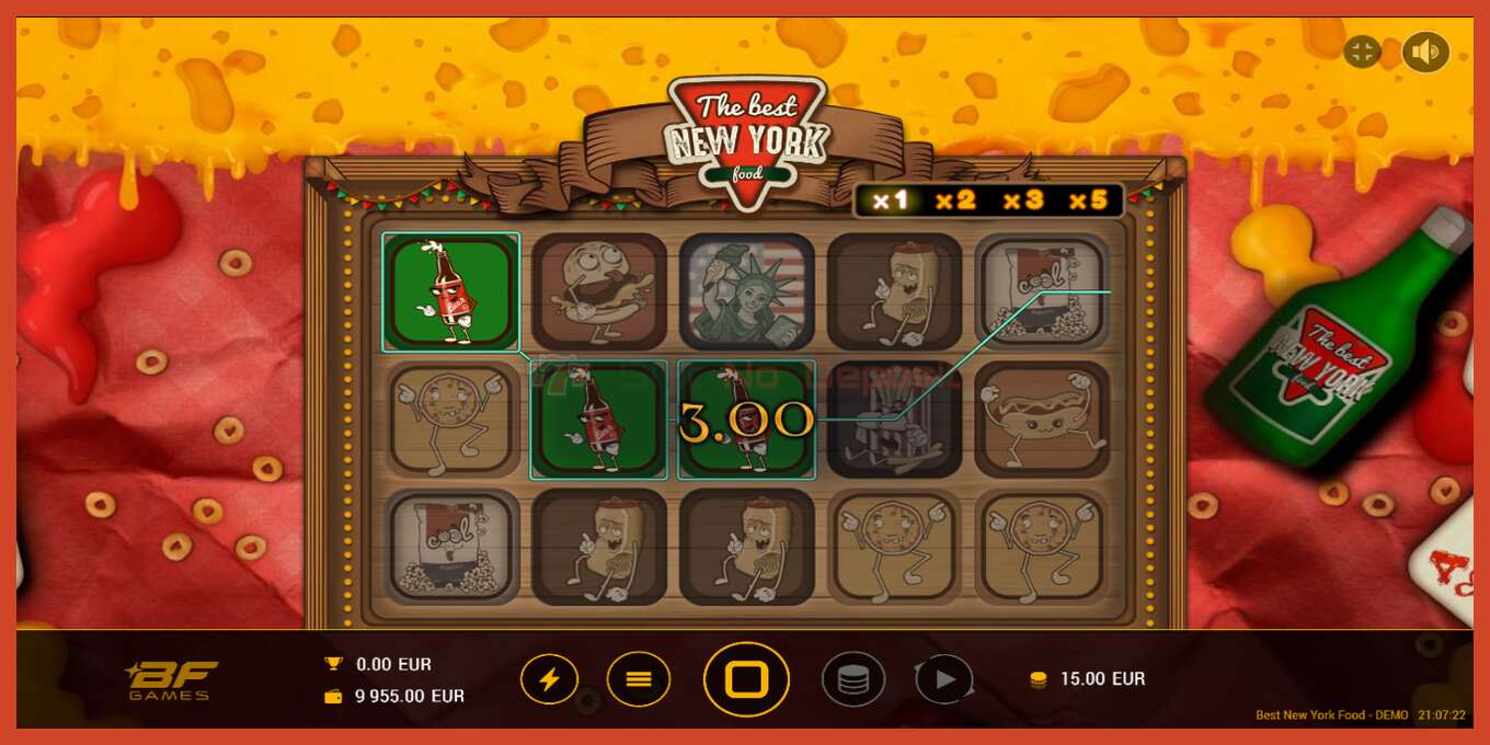 Slot screenshot: Best New York Food no deposit, number - 2