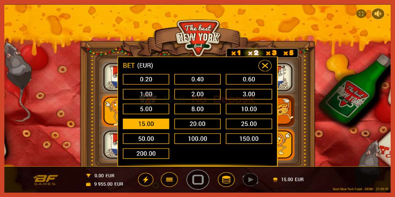 Slot screenshot: Best New York Food no deposit, number - 4