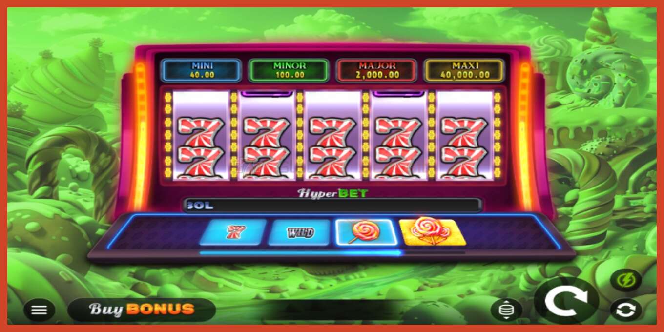 Slot screenshot: Bets10 Candy 7s Hold and Win no deposit, number - 1