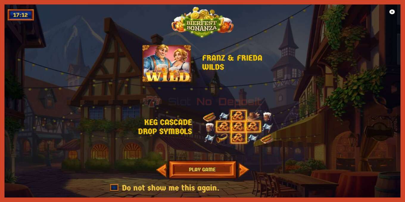 Slot screenshot: Bierfest Bonanza bez depozita, broj - 1