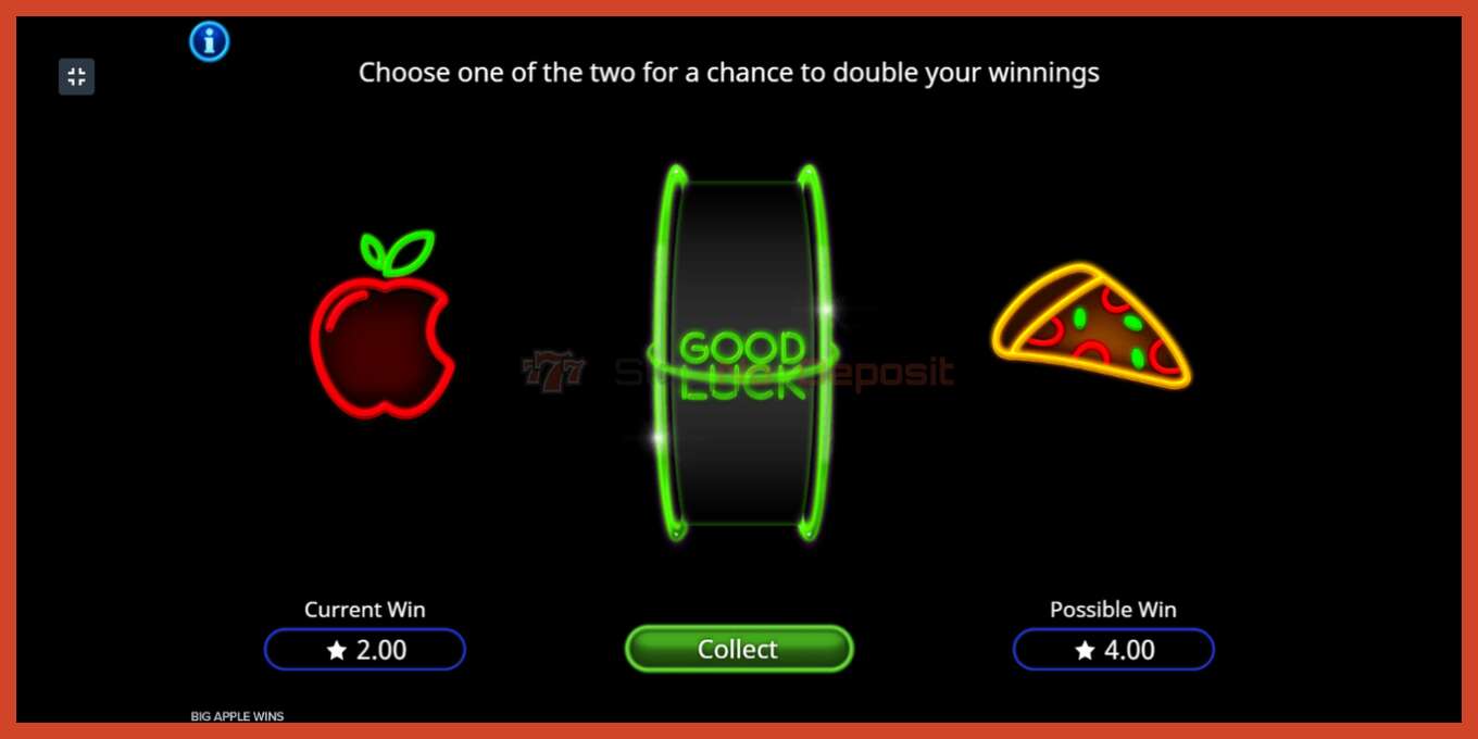 Slot screenshot: Big Apple Wins no deposit, number - 3