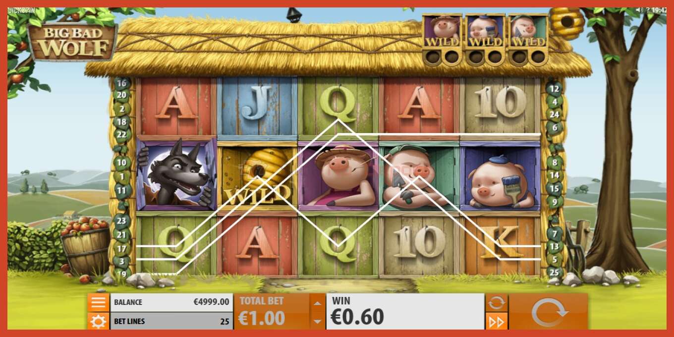 Slot screenshot: Big Bad Wolf no deposit, number - 1