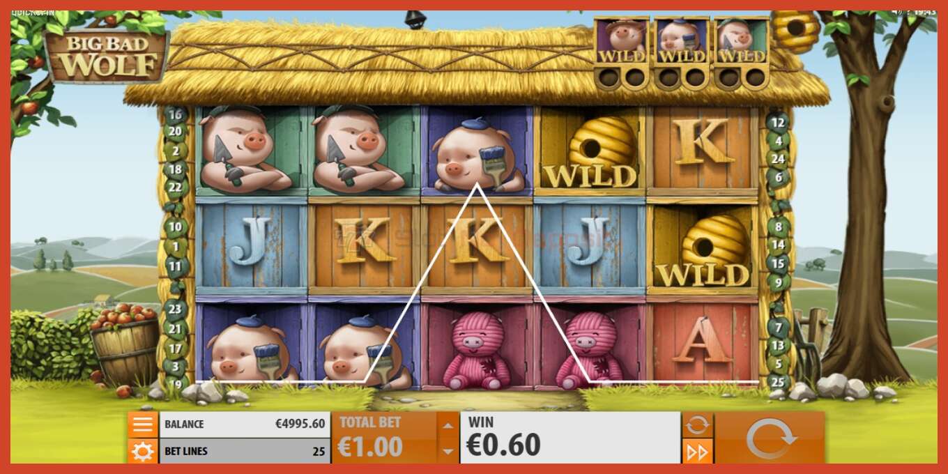 Slot screenshot: Big Bad Wolf no deposit, number - 3