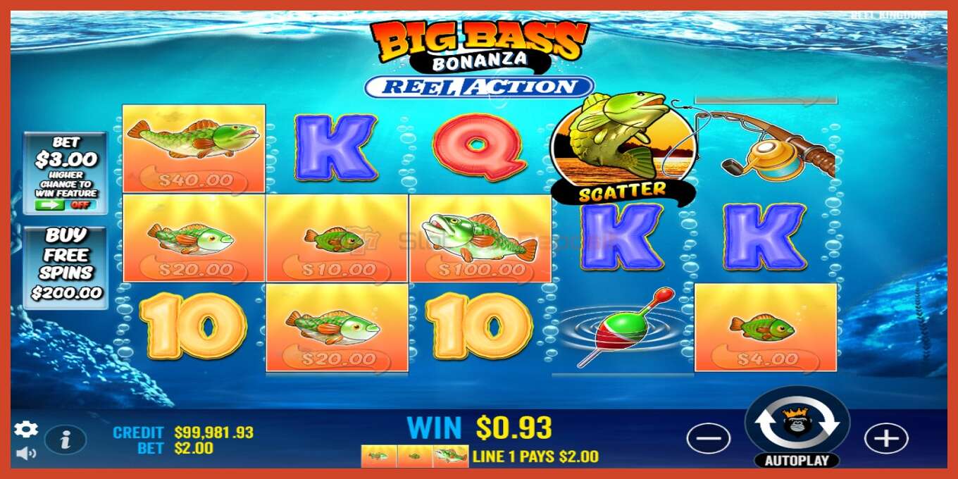 Slot තිර රුවක්: Big Bass Bonanza Reel Action තැන්පතු නැත, අංකය - 2