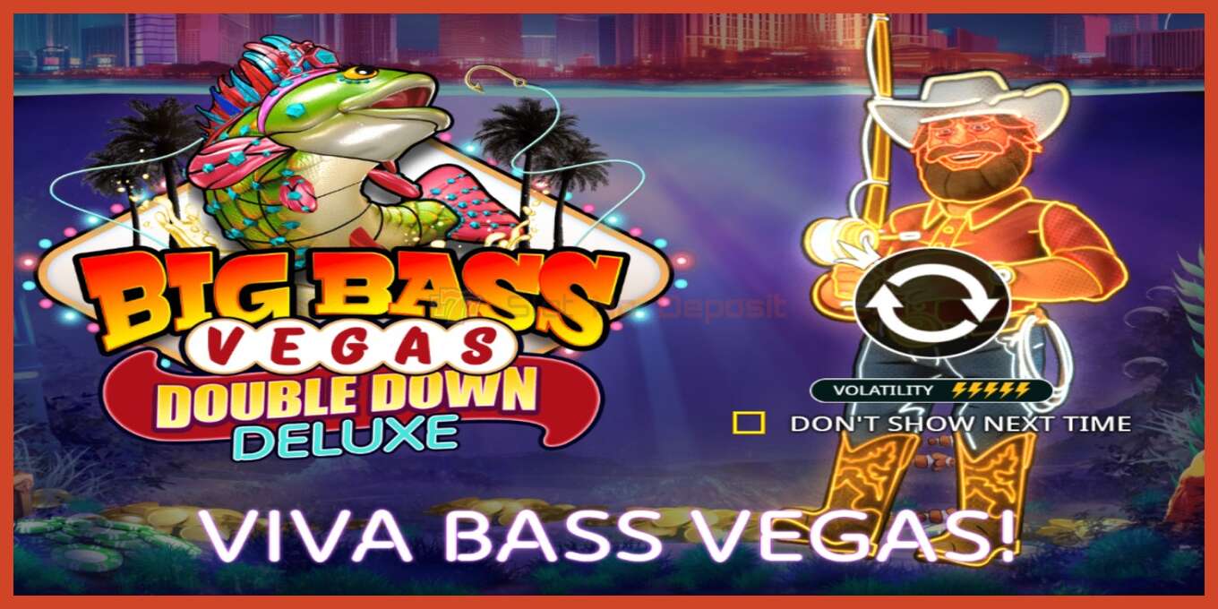 Скриншоти слот: Big Bass Vegas Double Down Deluxe амонат нест, рақам - 1