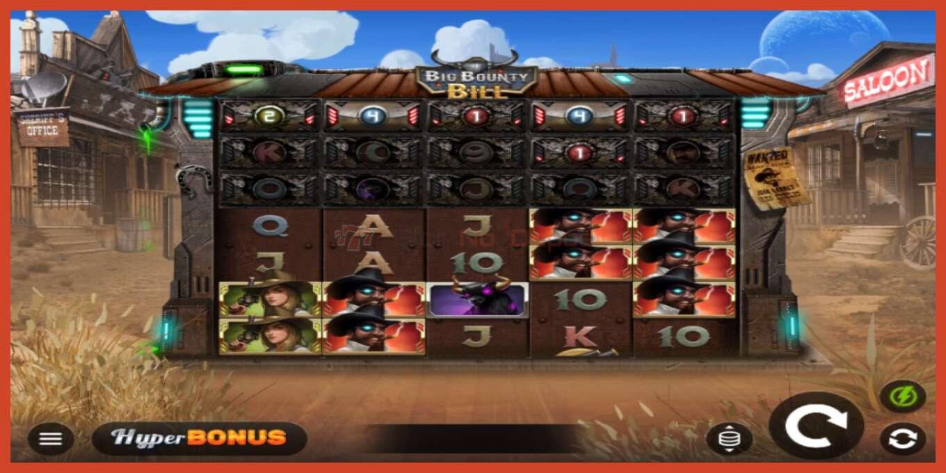 Slot screenshot: Big Bounty Bill no deposit, number - 1