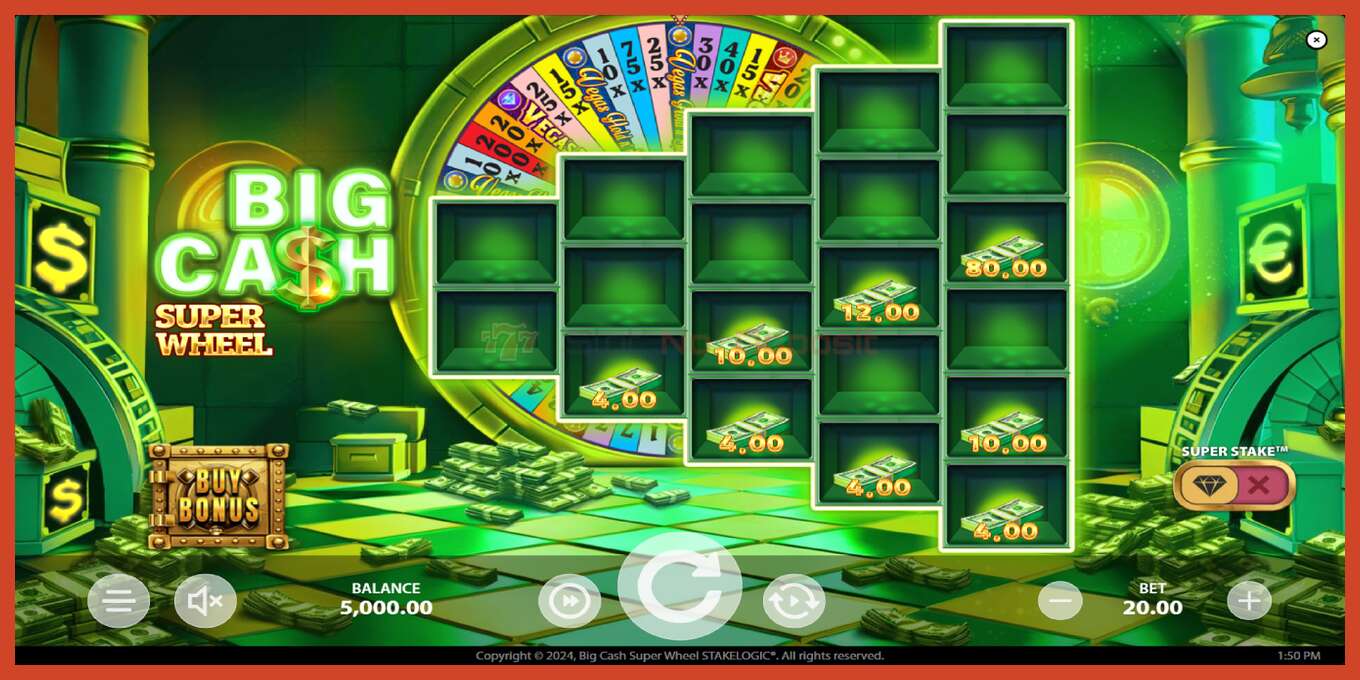 Скриншоти слот: Big Cash Super Wheel амонат нест, рақам - 3