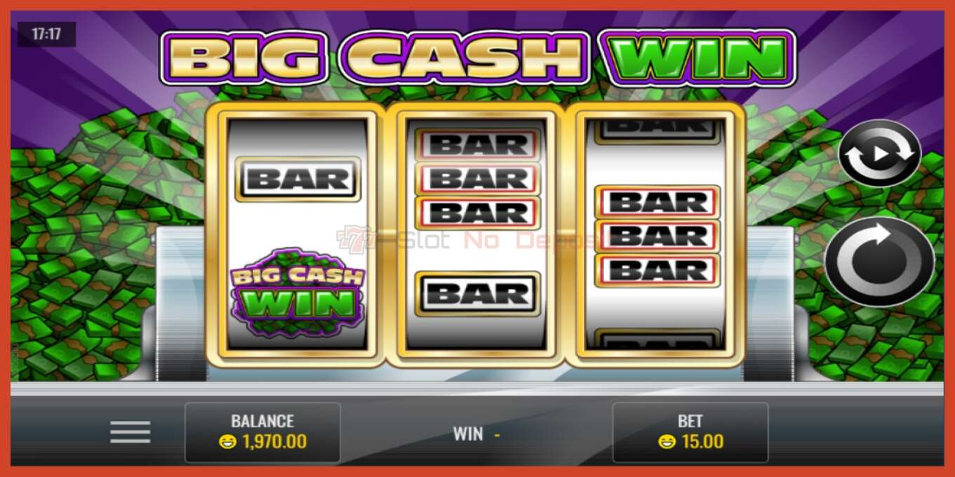 Slot screenshot: Big Cash Win no deposit, number - 2