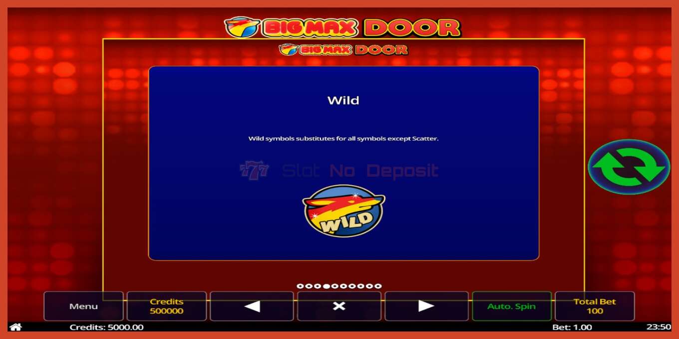 Tangkapan layar slot: Big Max Door tidak ada setoran, nomor - 6