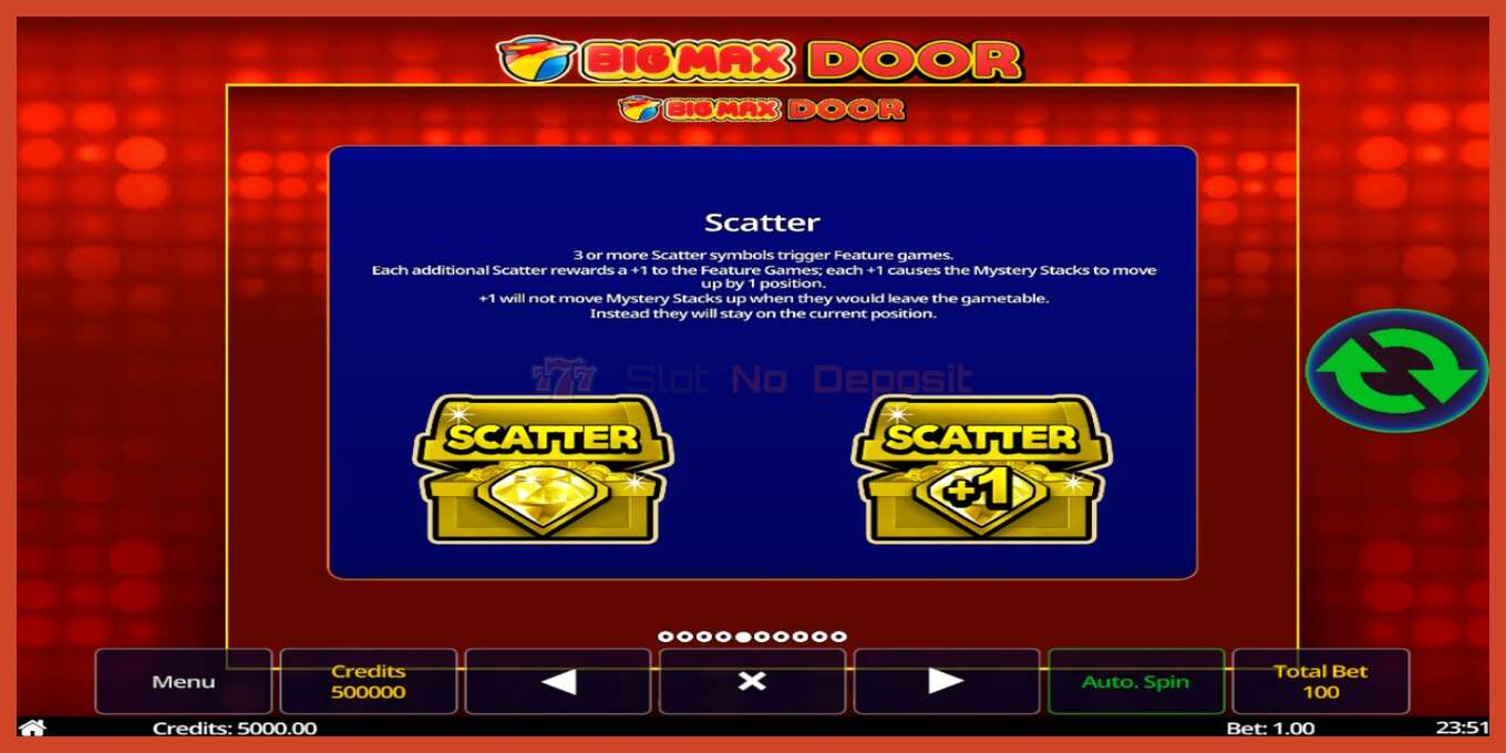 Tangkapan layar slot: Big Max Door tidak ada setoran, nomor - 7