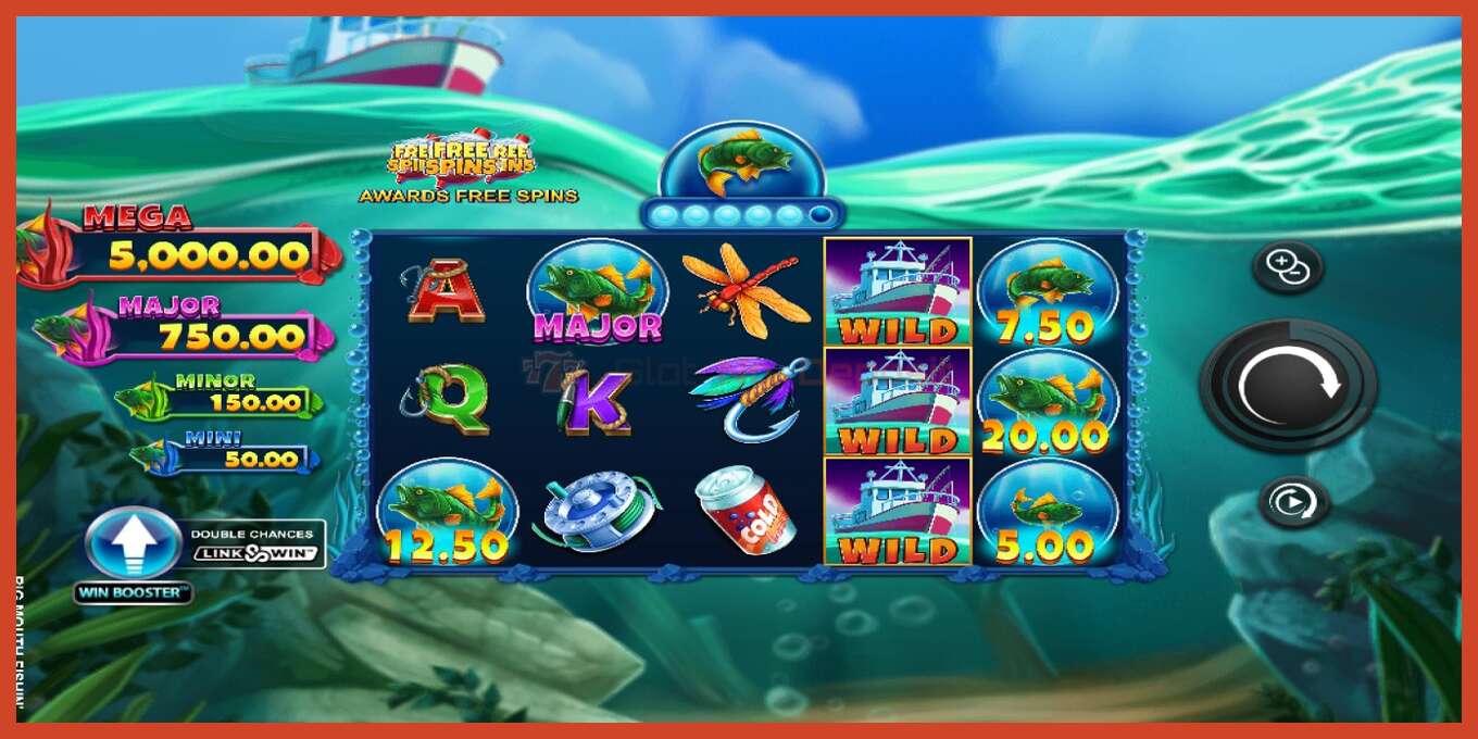 Slot screenshot: Big Mouth Fishin no deposit, number - 1