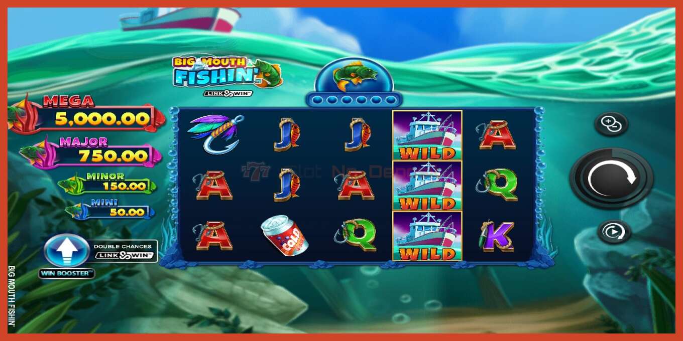 Slot screenshot: Big Mouth Fishin no deposit, number - 3