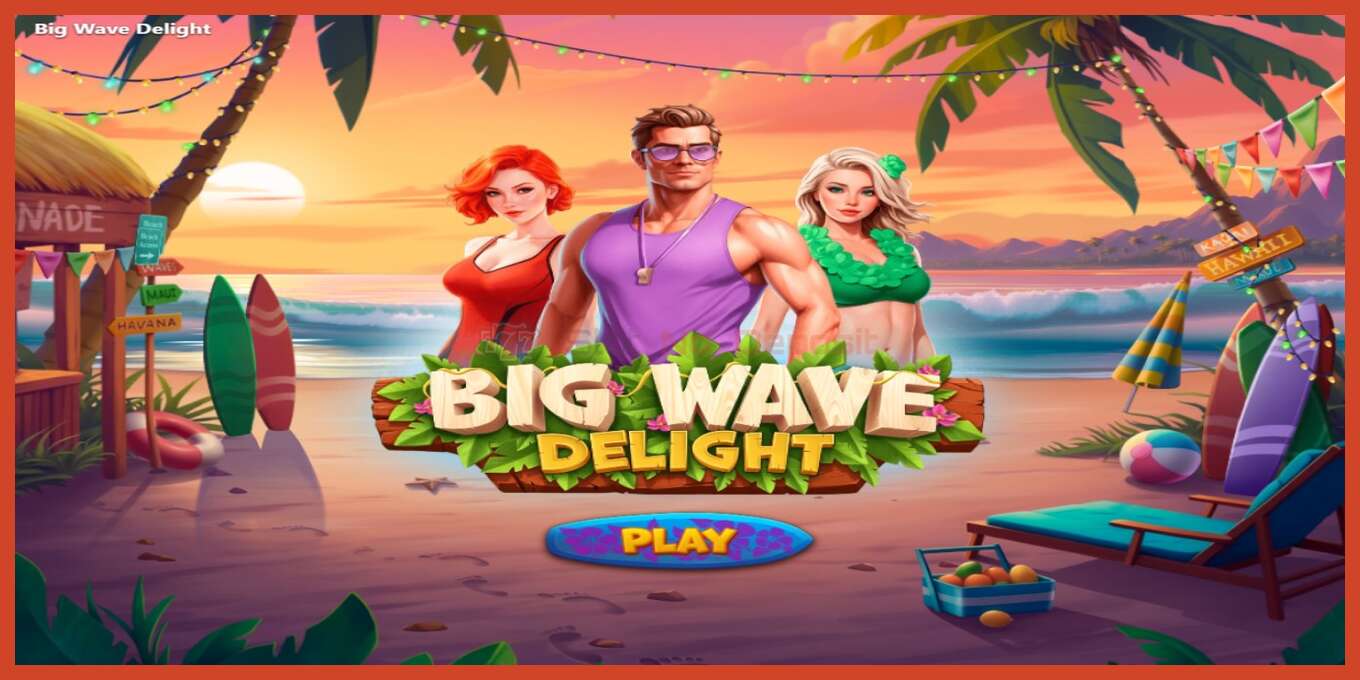 Снимак екрана слота: Big Wave Delight без депозита, број - 1