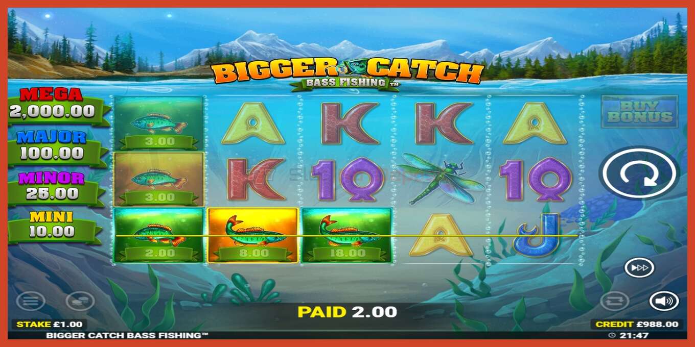 Скриншоти слот: Bigger Catch Bass Fishing амонат нест, рақам - 3