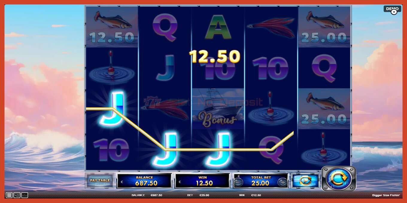 Slot screenshot: Bigger Size Fishin no deposit, number - 3