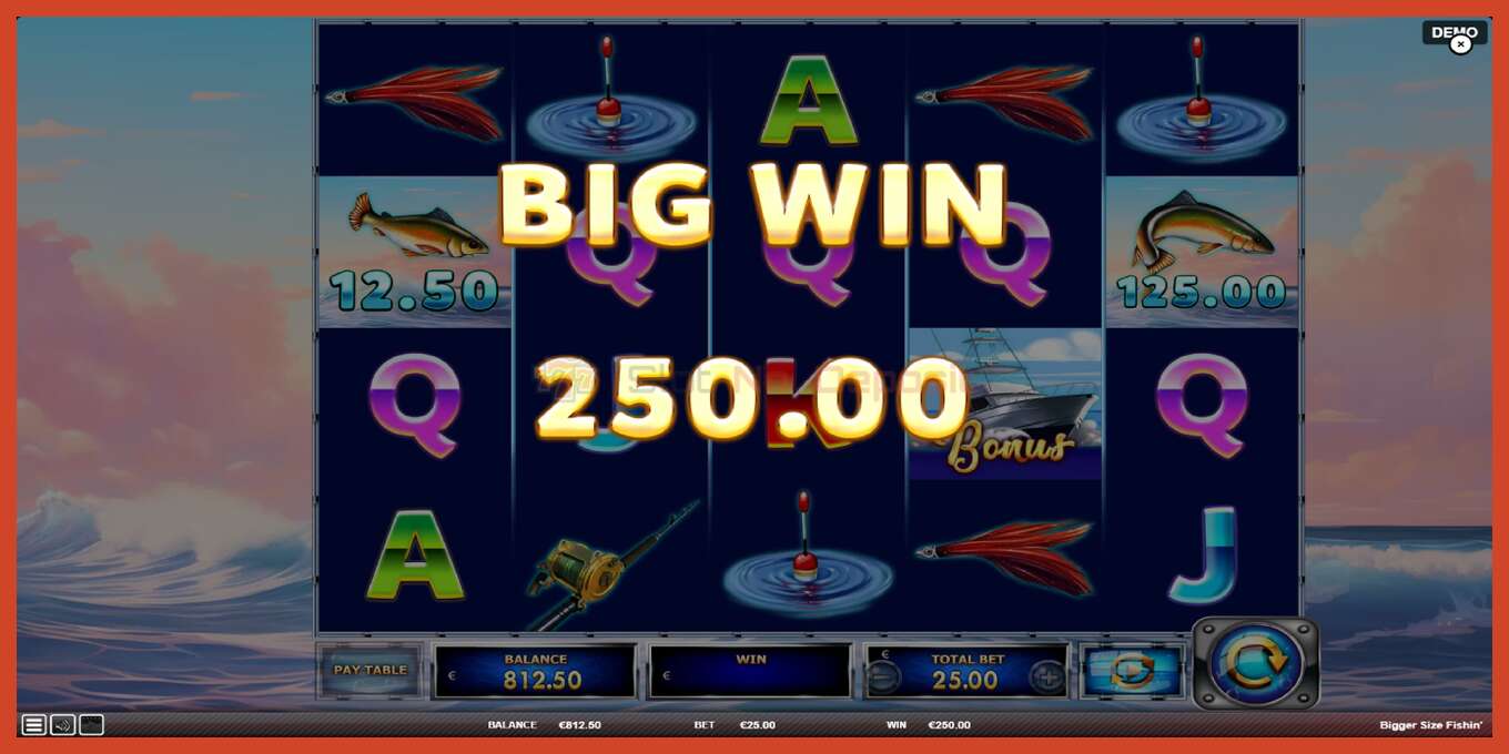 Slot screenshot: Bigger Size Fishin no deposit, number - 4