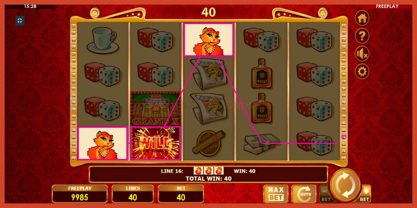 Slot screenshot: Billyonaire no deposit, number - 9